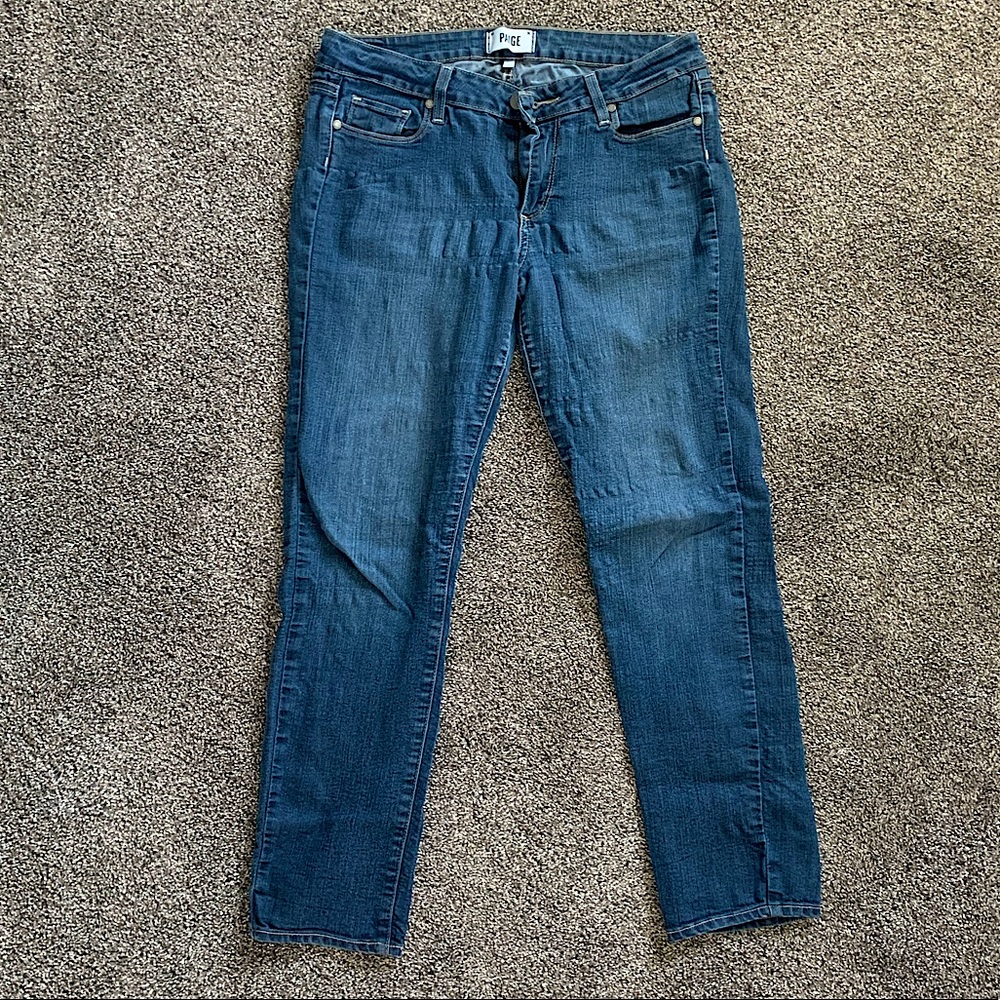 Women’s Paige Skyline Ankle Peg Jeans